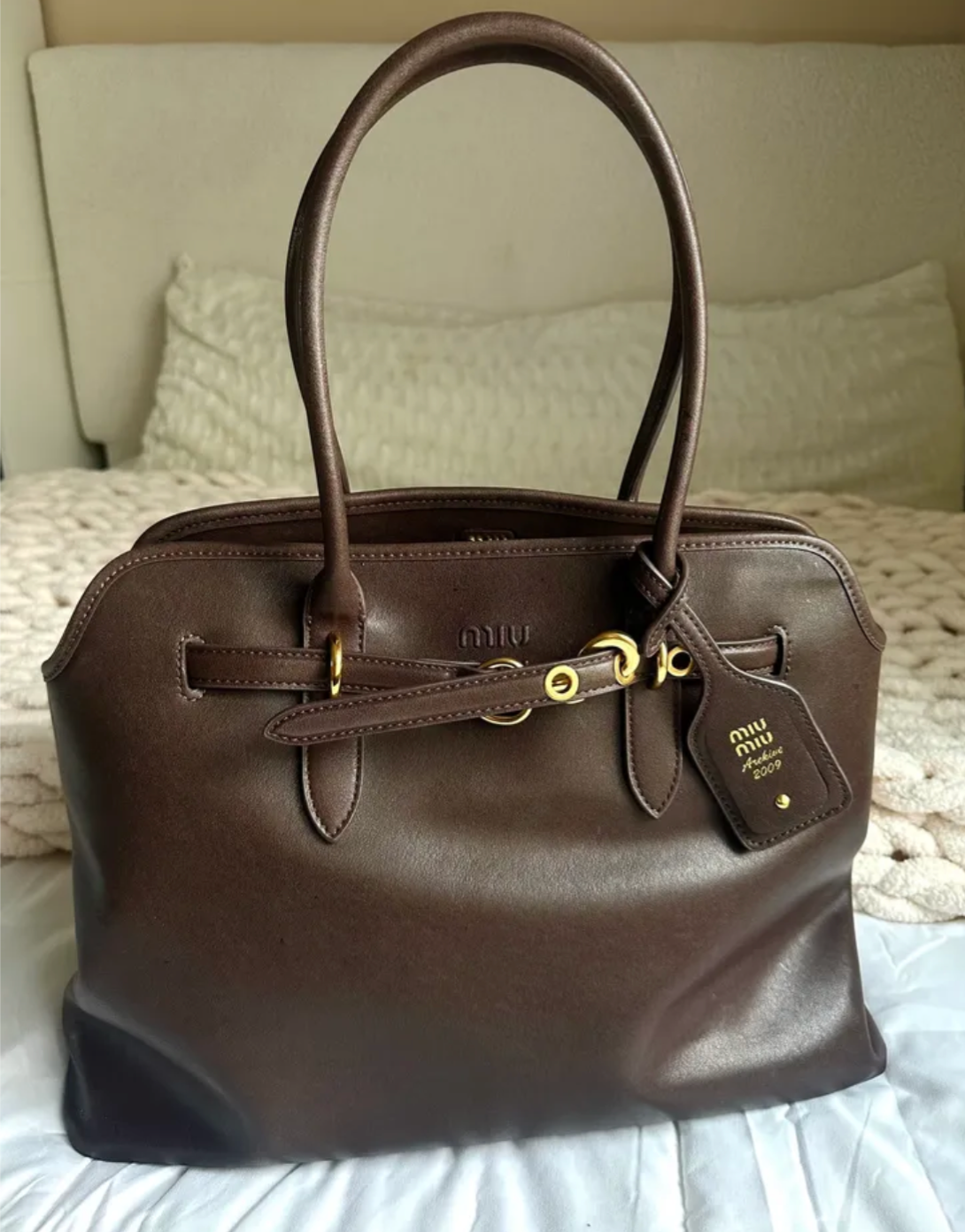 MIMI BROWN HANDBAG